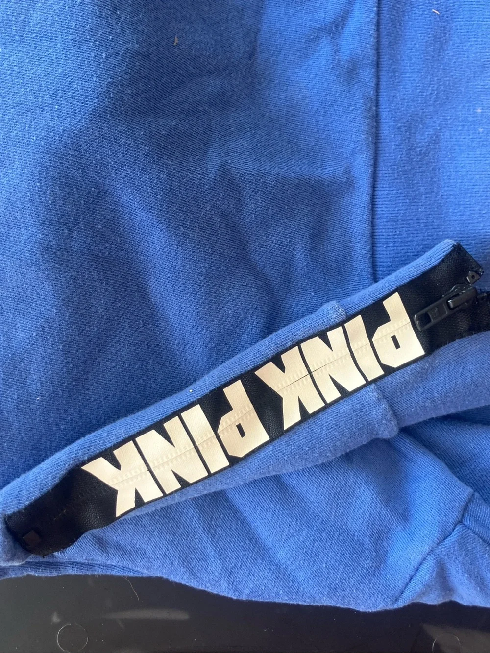 Pink( Victoria secret ) ladies M, blue pullover sweatshirt, great shape